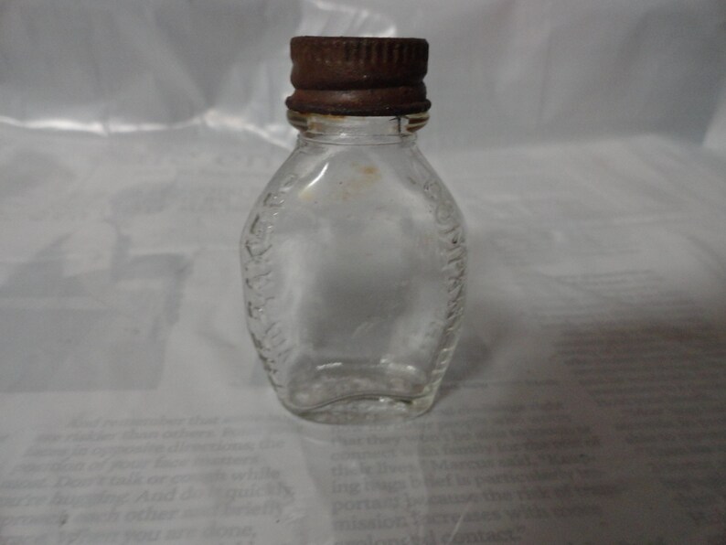 Vintage 1950s to 1960s 1 Bayer Baby Aspirin Bottle Clear Etsy