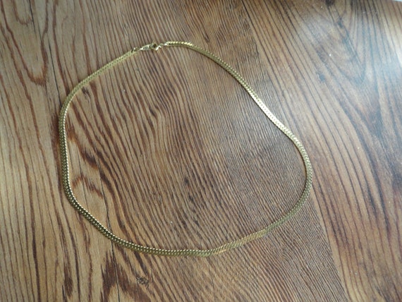Vintage Women's Crown Trifari Chain Necklace Gold… - image 7