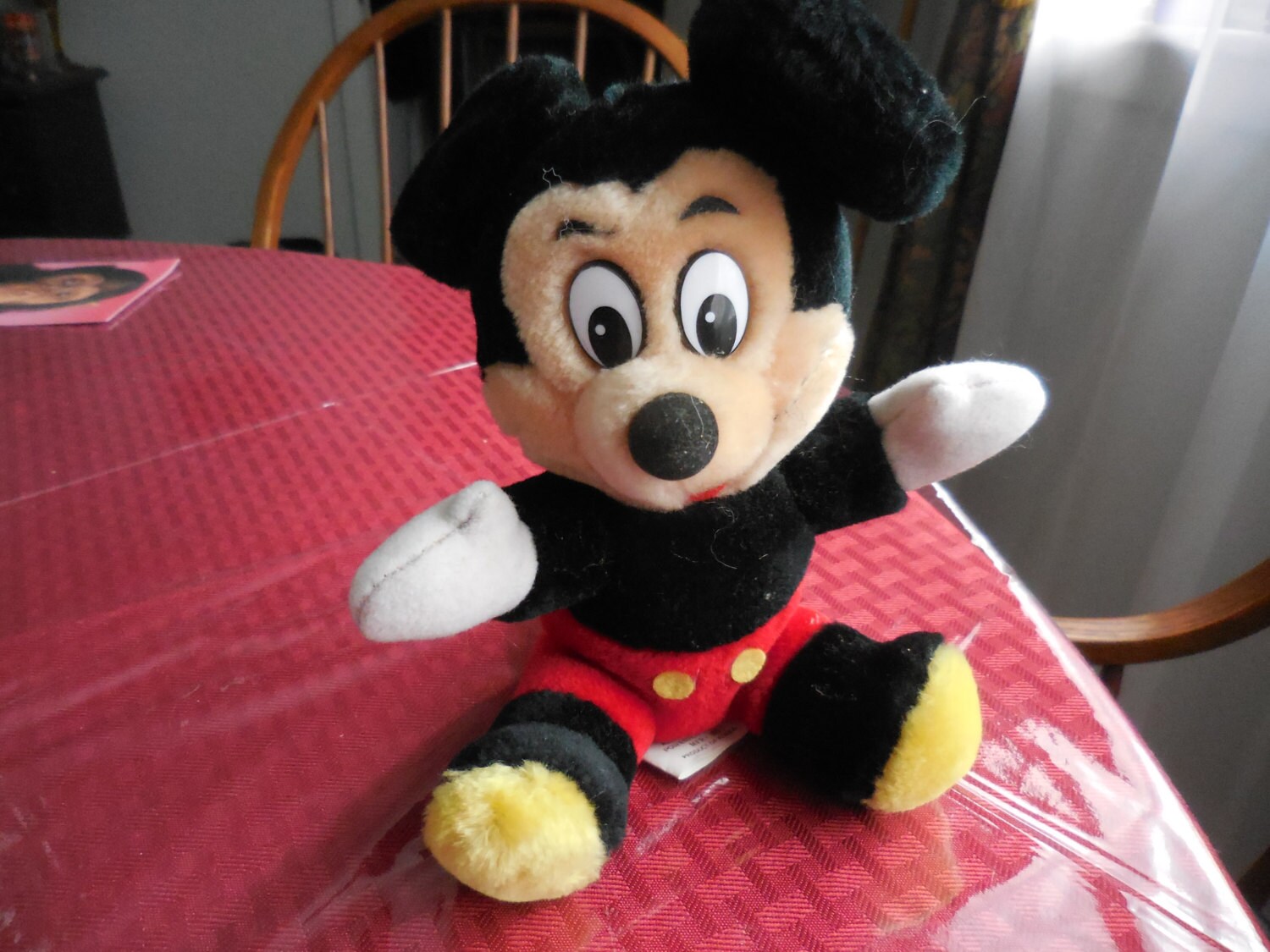 Vintage Peluche Mickey Mouse Peluche Jouet années 1980 Disneyland Walt  Disney World Personnage de dessin animé -  France