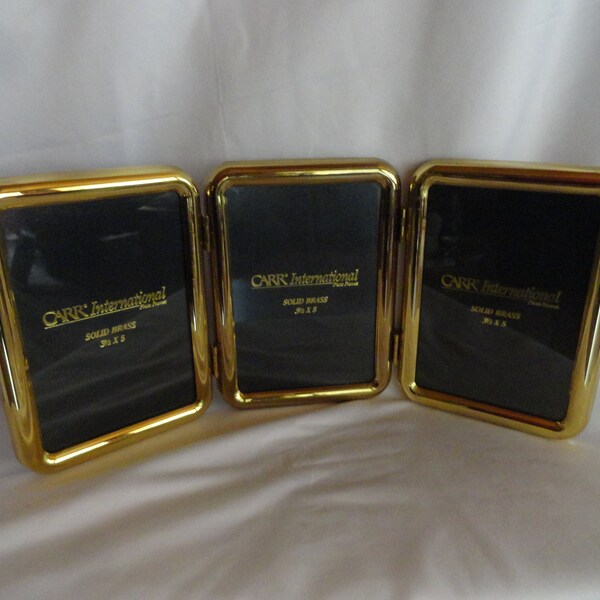 Triple Picture Frame Etsy