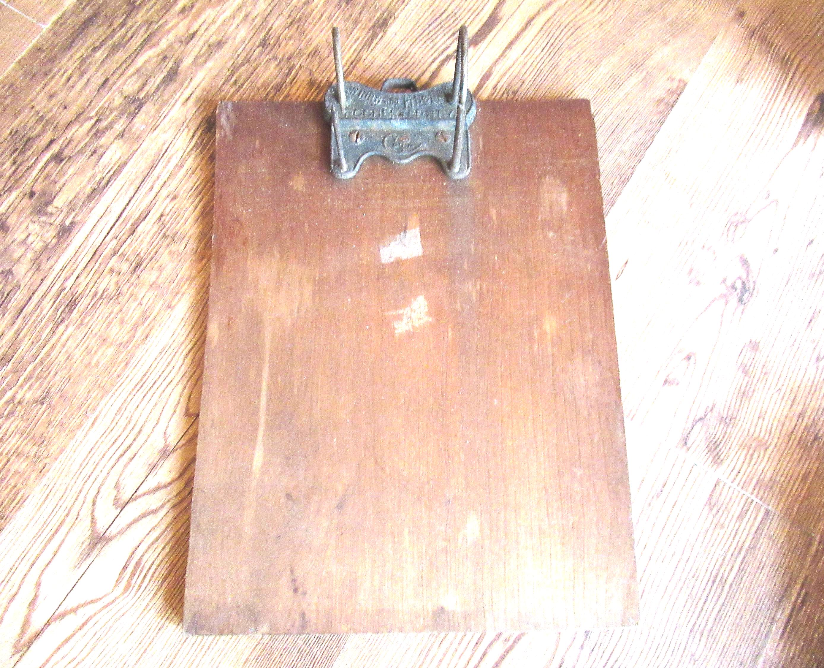Antique Yawman & Frbe Mfg. Co. Wooden Clipboard, 1890s-1900s - Etsy