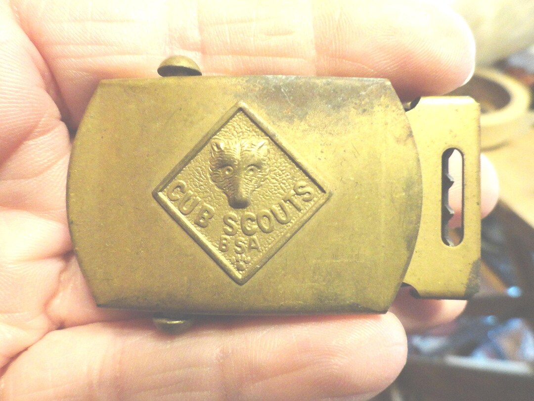 vintage Philmont National Boy Scouts boucle en laiton 1970, objets de