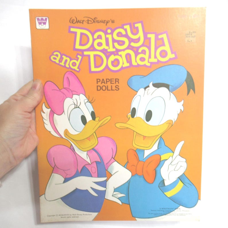 Vintage Daisy & Donald Duck Paper Dolls Book, DIY Kid's, 1970s - Etsy