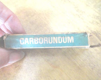 Vintage Knife Sharpening Stone, Carborundum, 1960s-70s