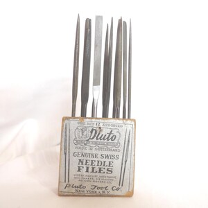 Vintage Pluto Needle Swiss Files, Set of 11, Tools - Etsy