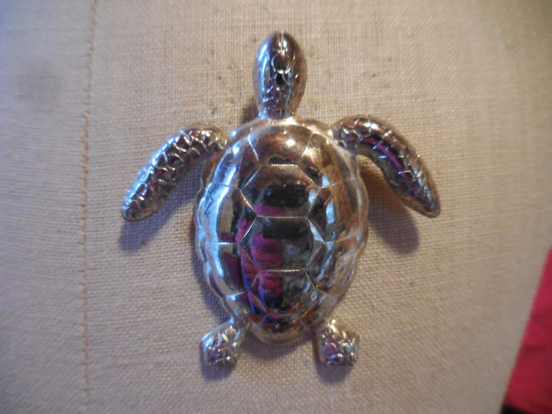 Pendentif Tortue De Mer En Métal Pour Téléphone Portable - 12 Mm - Fabriqué à Berlin - Cadeau Original Et Symbolique - 3