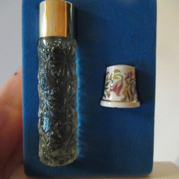 Vintage Fragrant Ariane Notions Cologne & Porcelain Thimble or Timeless (No Thimble) Choice Women's Perfume NOS 1970s (1)