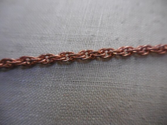 Vintage Women’s Solid Copper Necklace Bell Tradin… - image 7