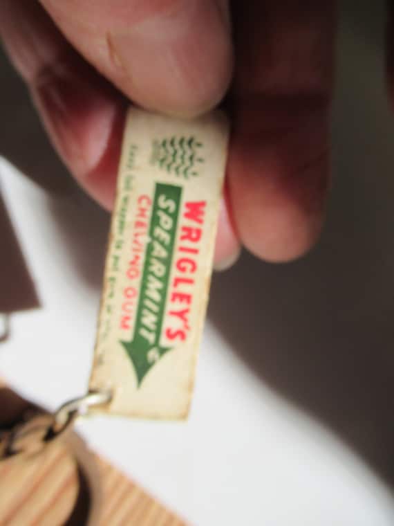 Vintage Wrigley's Spearmint Chewing Gum Keyring K… - image 5