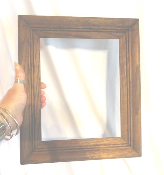 Vintage Oak Wood Picture Frame, Wide, 1960s-70s, No Glass - Etsy