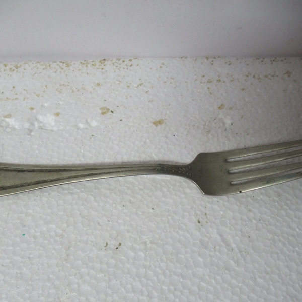 Antique Simeon L. & George H. Rogers Company Nickel Silver Single Fork 1900s 1910s Single Fork