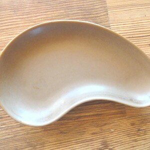 Vintage Hall Pottery Dish, MCM Retro, Home Decor, Brown