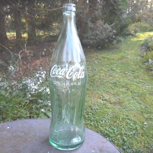 Vintage Light Green Coke Soda Bottle Choice of Different States, Coca Cola, 10 oz., 1960s image 4
