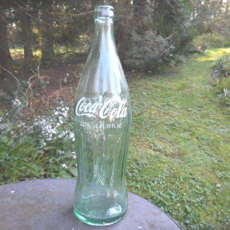 Vintage Light Green Coke Soda Bottle Choice of Different States, Coca Cola, 10 oz., 1960s image 4