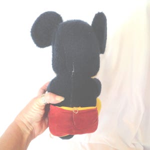 Vintage Mickey Mouse Plushy, Stuffed Toy, California Stuffed Toys, 1972-1974 image 8