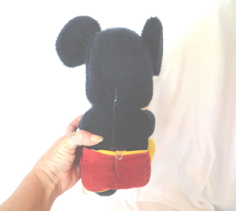 Vintage Mickey Mouse Plushy, Stuffed Toy, California Stuffed Toys, 1972-1974 image 8