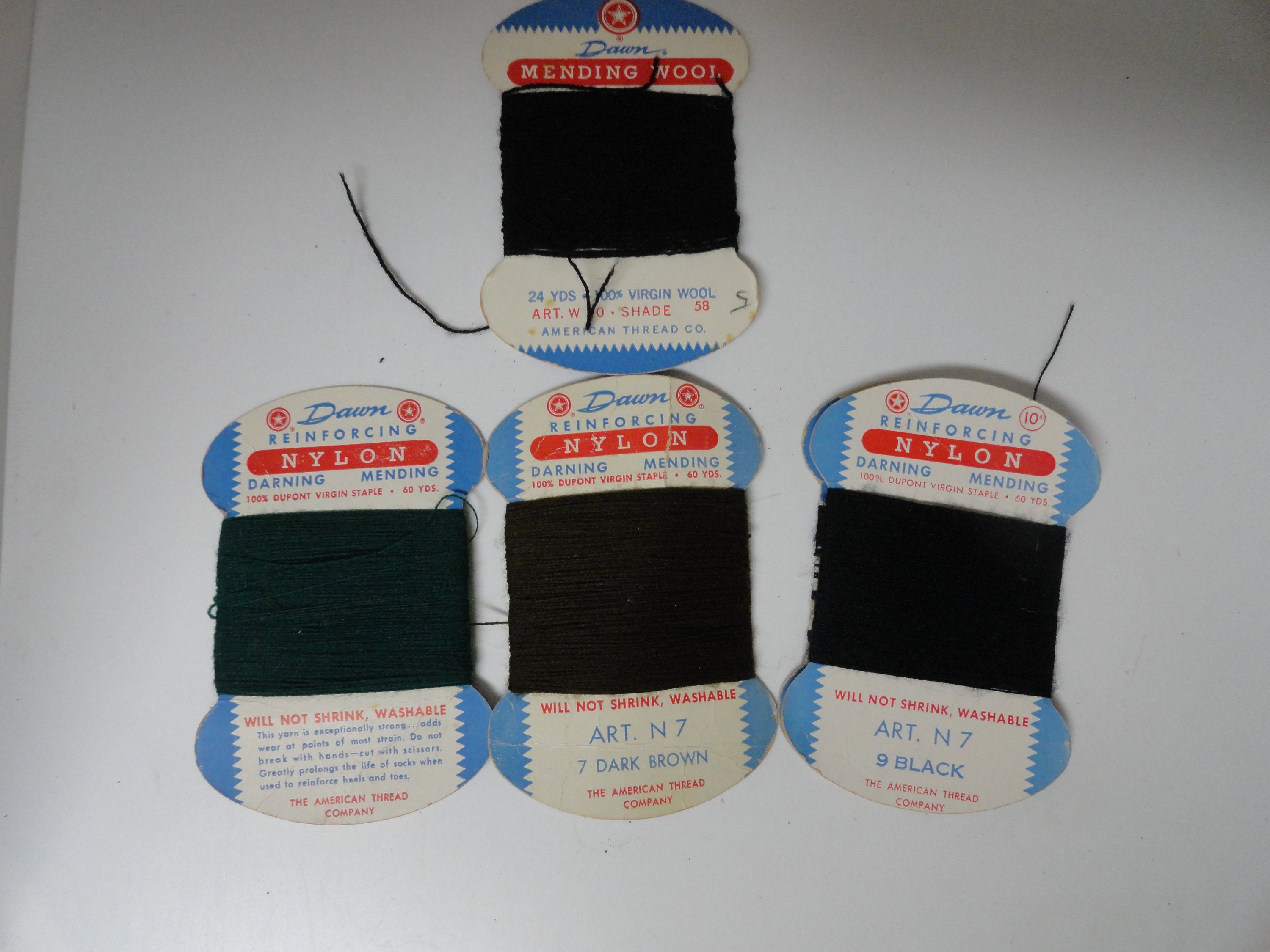 Vintage Darning Embroidery Thread spools – Classic Tin Toy Co.