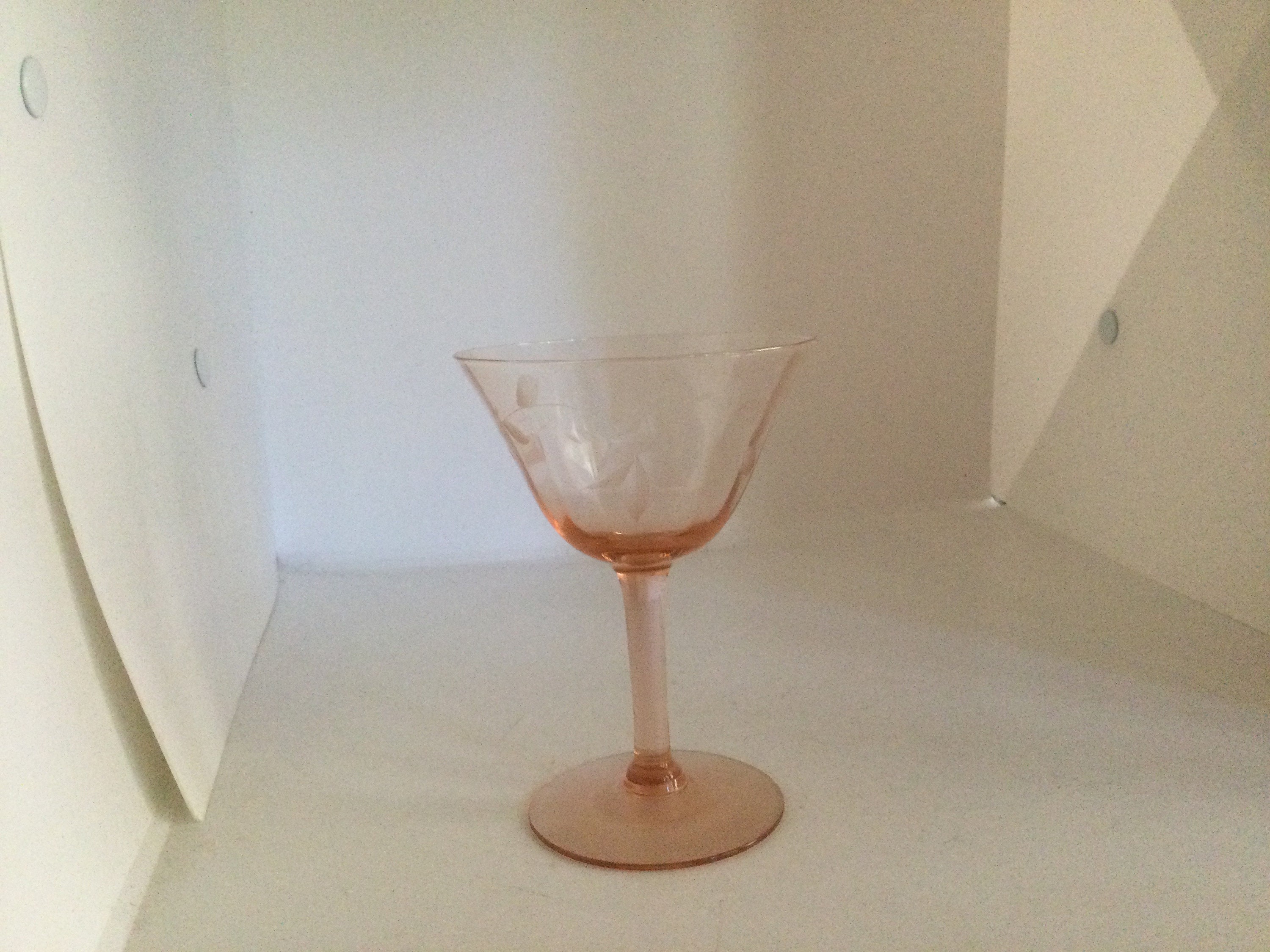 Pink/Clear French Wine Glasses - Vintage – mrs.mandolin