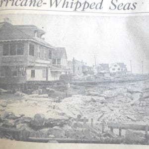 Vintage 1938 New England Flood Newspaper, Conn. image 4