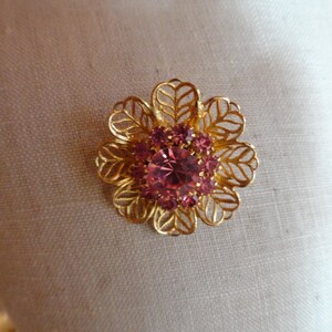 Lace Flower Brooch Pin