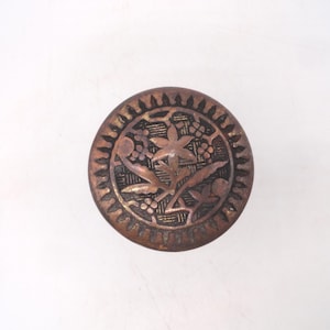 Antique Vernacular Sargent Door Knob, Ornate Pattern, 1880s-90s
