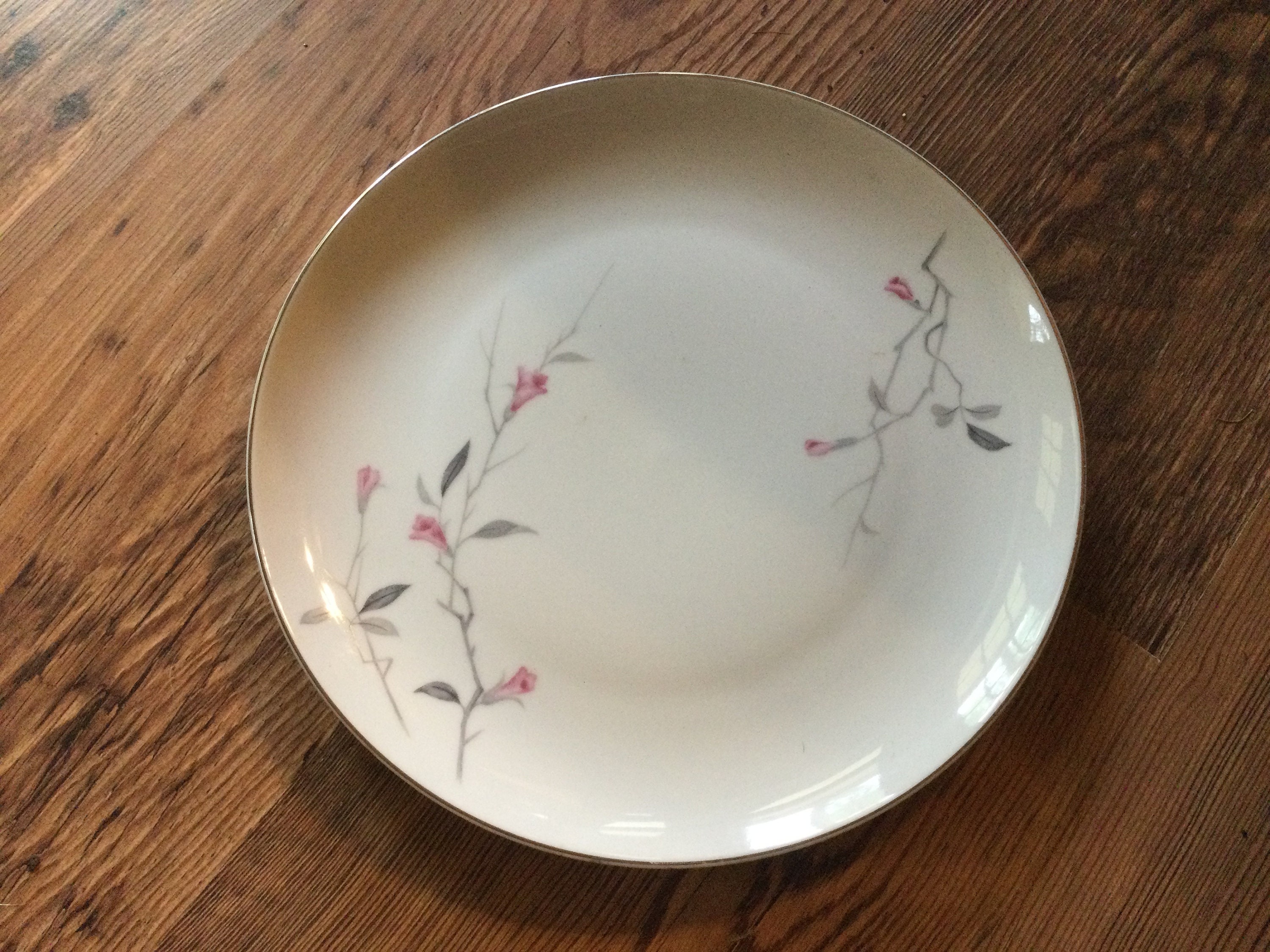 Vintage Cherry Blossom Dinner Plate Japan Fine China 1067