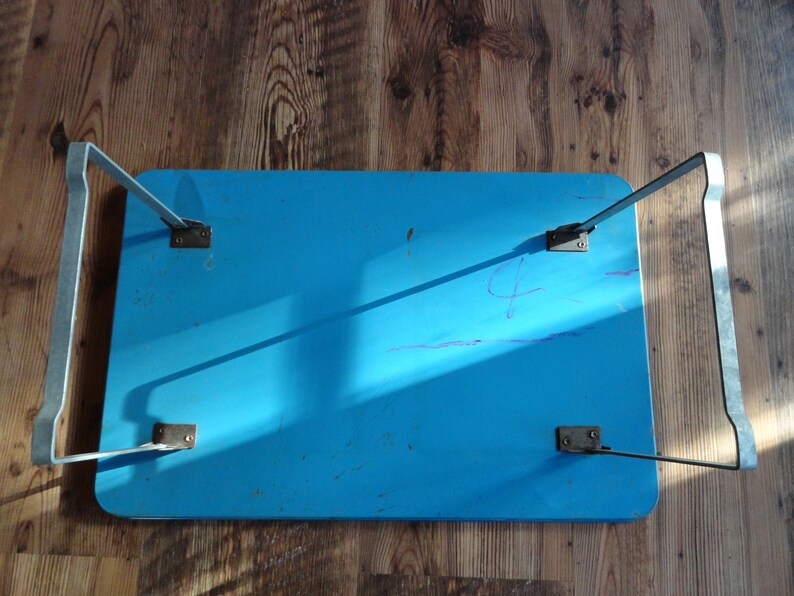 Vintage 1960s to 1970s Children's Metal Lap Tray Colorful Etsy