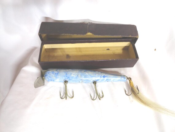 Vintage Atom Striper Swiper Fishing Lure in Original Box, Herring