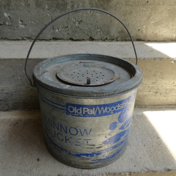 Minnow Bucket Etsy