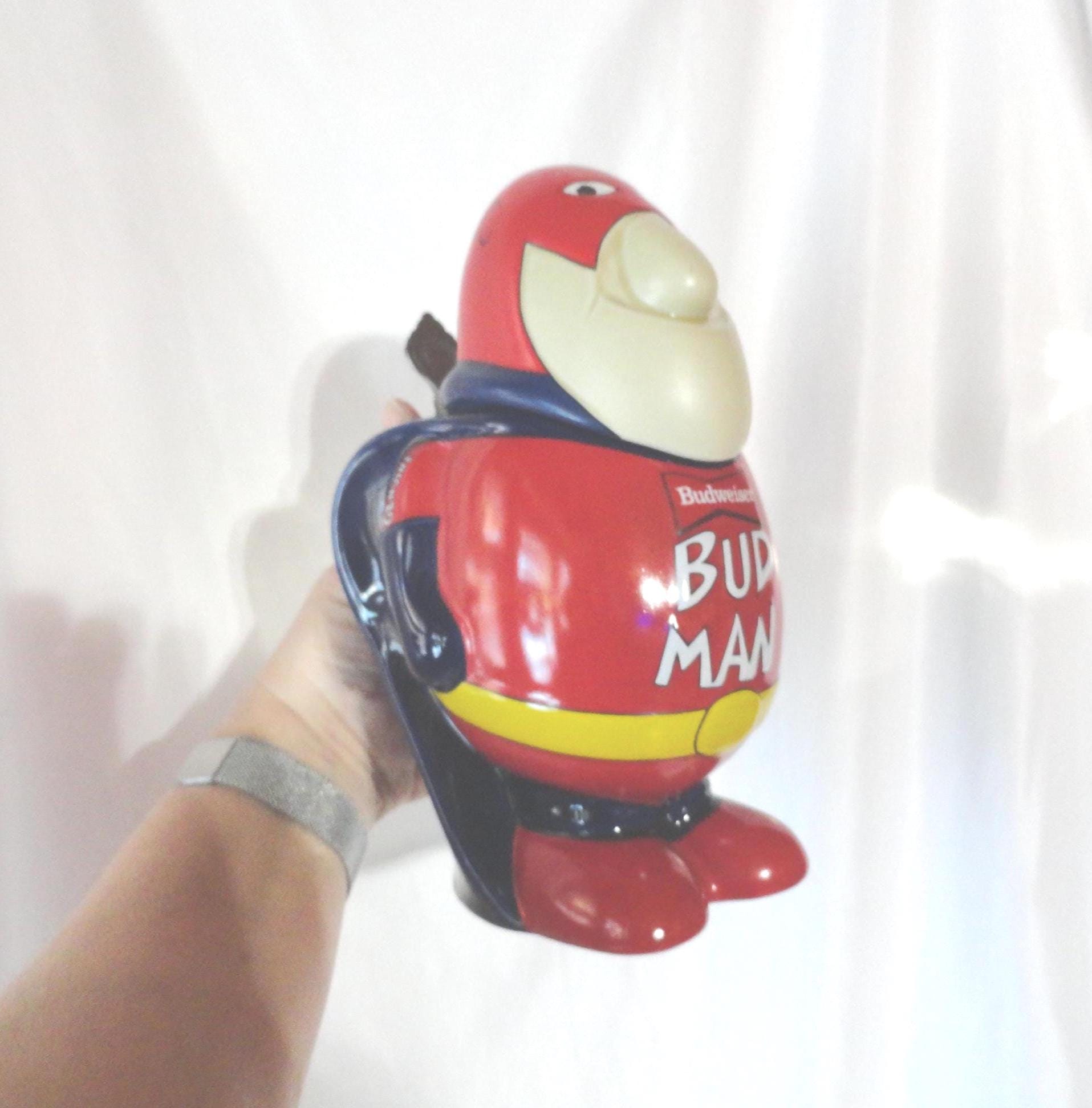 Vintage Bud Man Budweiser Stein, Ceramic, Ceramarte, Made in 
