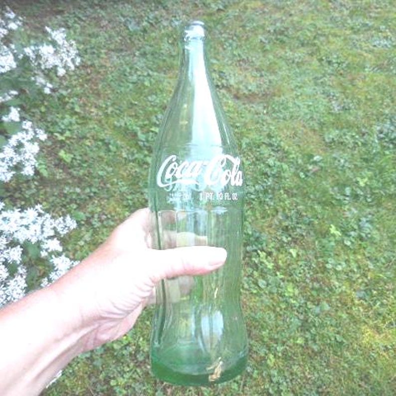 Vintage Light Green Coke Soda Bottle Choice of Different States, Coca Cola, 10 oz., 1960s image 2