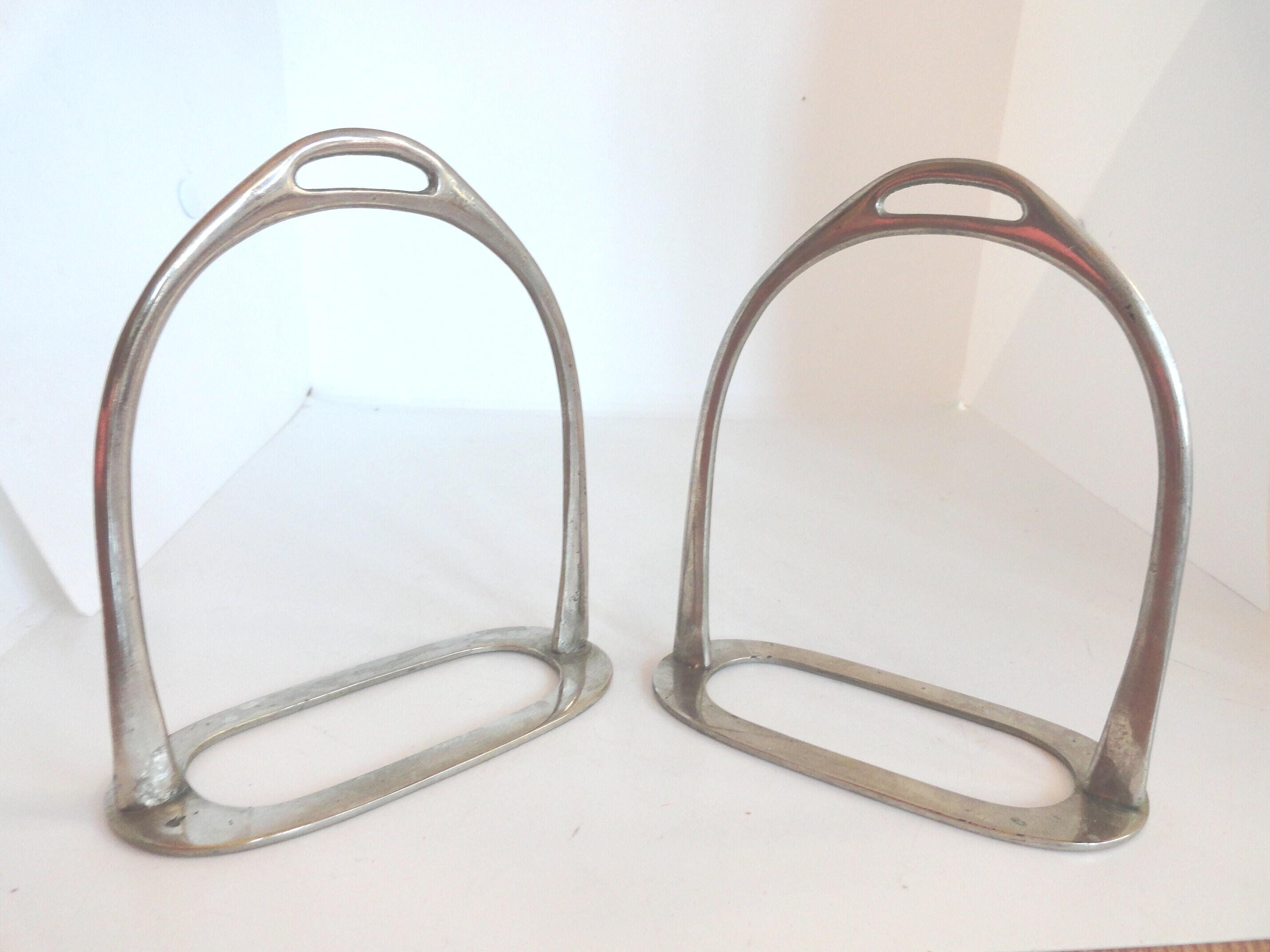 VINTAGE SILVER HORSE STIRRUP TOBO MEXICO