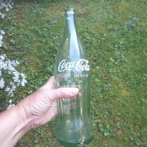 Vintage Light Green Coke Soda Bottle Choice of Different States, Coca Cola, 10 oz., 1960s image 5