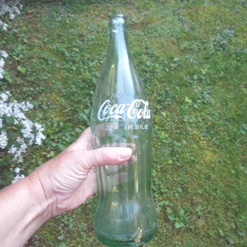 Vintage Light Green Coke Soda Bottle Choice of Different States, Coca Cola, 10 oz., 1960s image 5