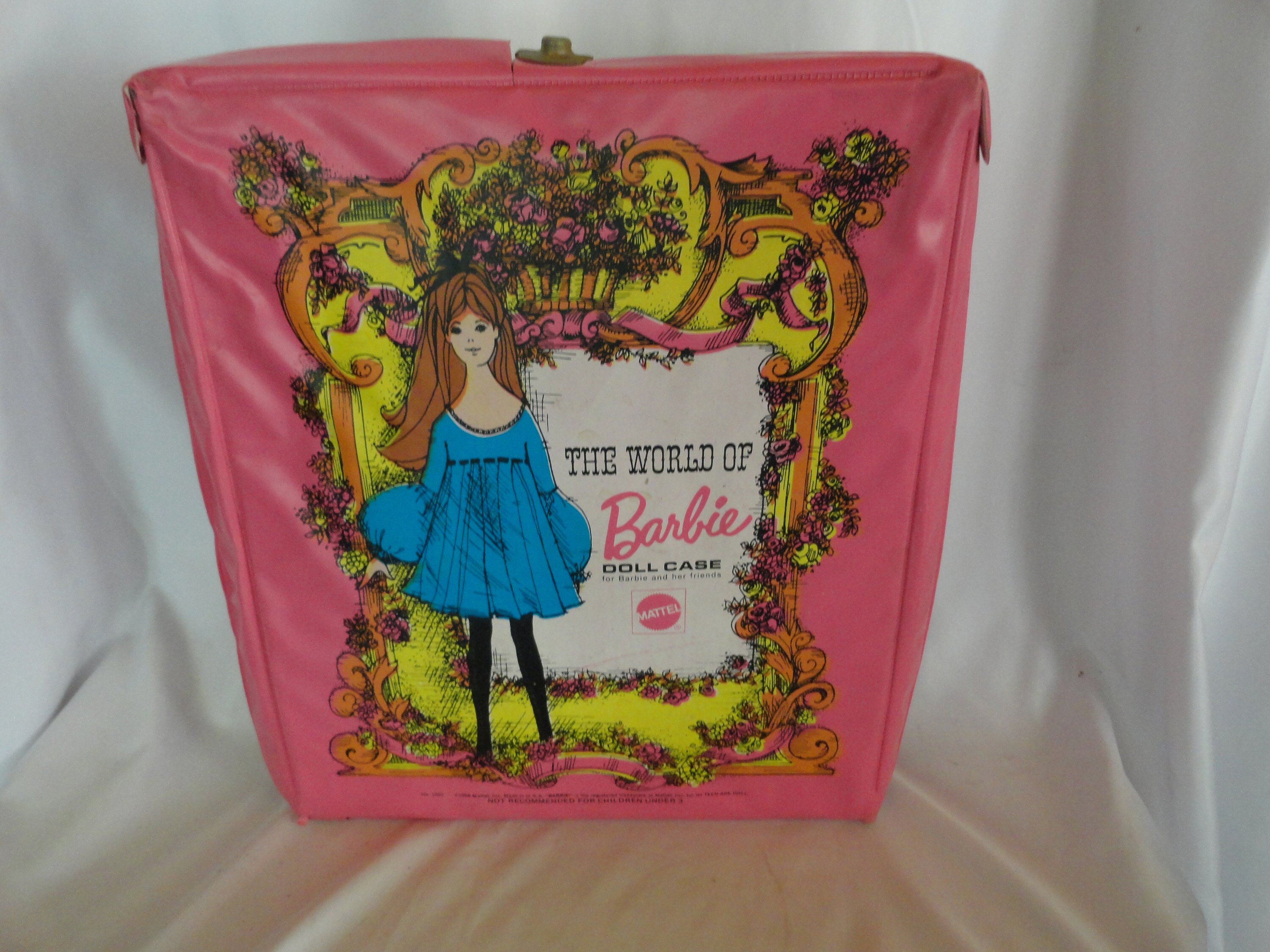 Vintage pink barbie case sale