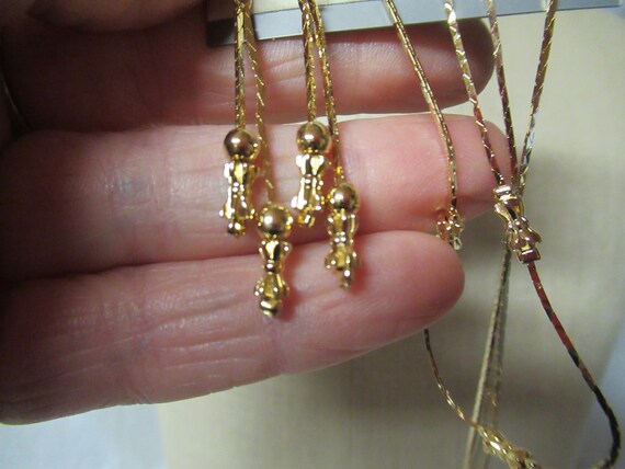 Vintage Women’s 3 Piece Jewelry Set Long Necklace… - image 4