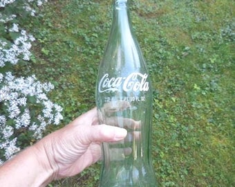 Vintage Light Green Coke Soda Bottle Choice of Different States, Coca Cola, 10 oz., 1960s