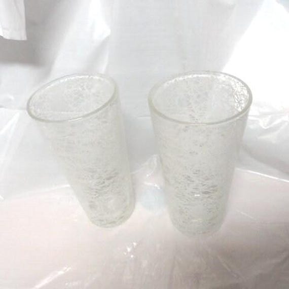 Vintage Spaghetti Glass Tumbler Glasses, Set of 2, Textured, 1950s, 14oz. -  Etsy