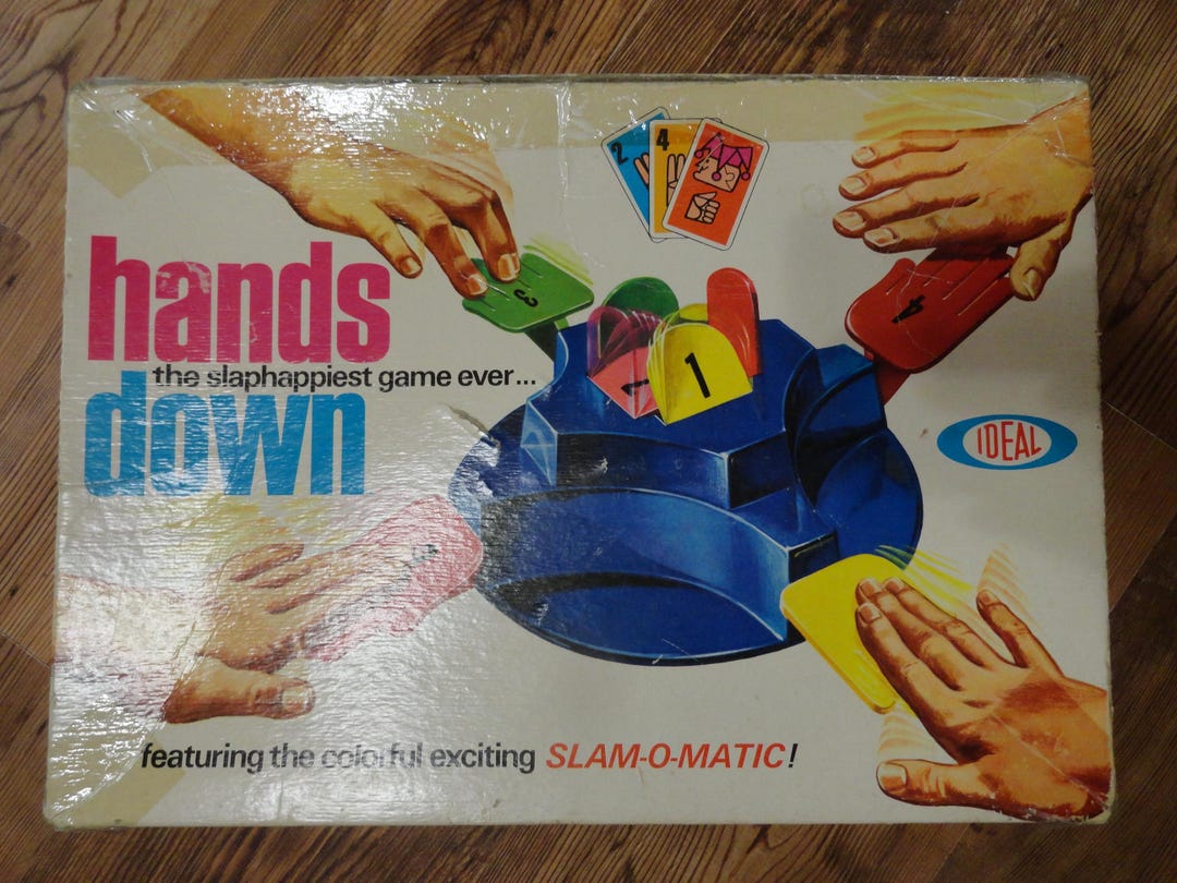 Vintage hands down game 1960s plastic slam o matic made in the usa 1964