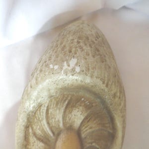 Vintage Chalkware Mushroom Wall Hanging, 1970s Kitchen Art, Choice immagine 4