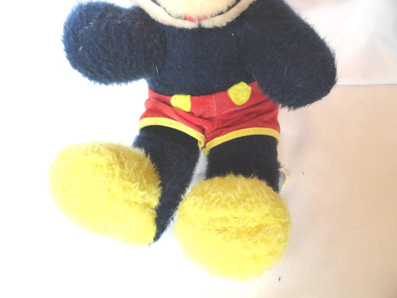 Vintage Mickey Mouse Plushy, Stuffed Toy, California Stuffed Toys, 1972-1974 image 4