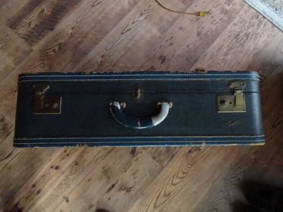 Vintage Blue Skyway Hard Shell Suitcase Luggage N… - image 2