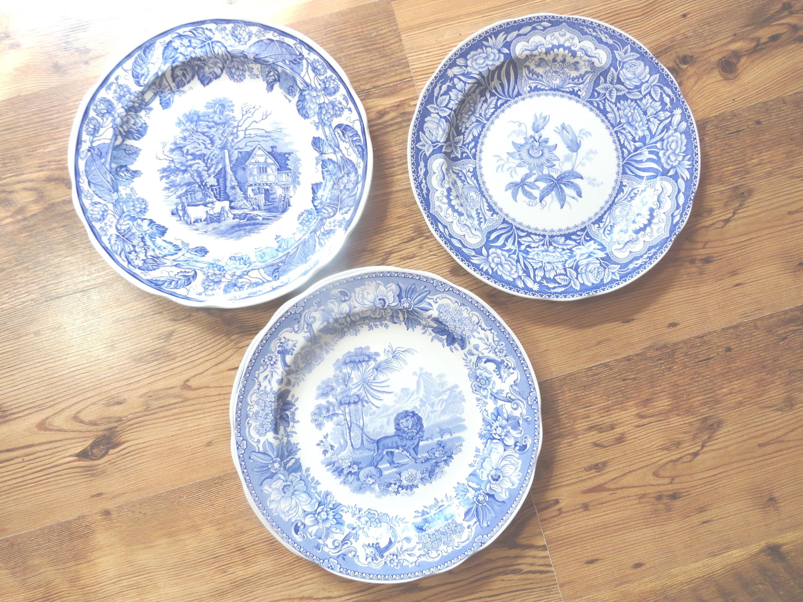Vintage Spode Blue & White Plate Blue Room Collection Choice Made