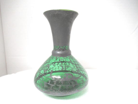 Petit Vase Vert - Saint Clement - Faïence, 11 Cm - Occasion, Déco Vintage