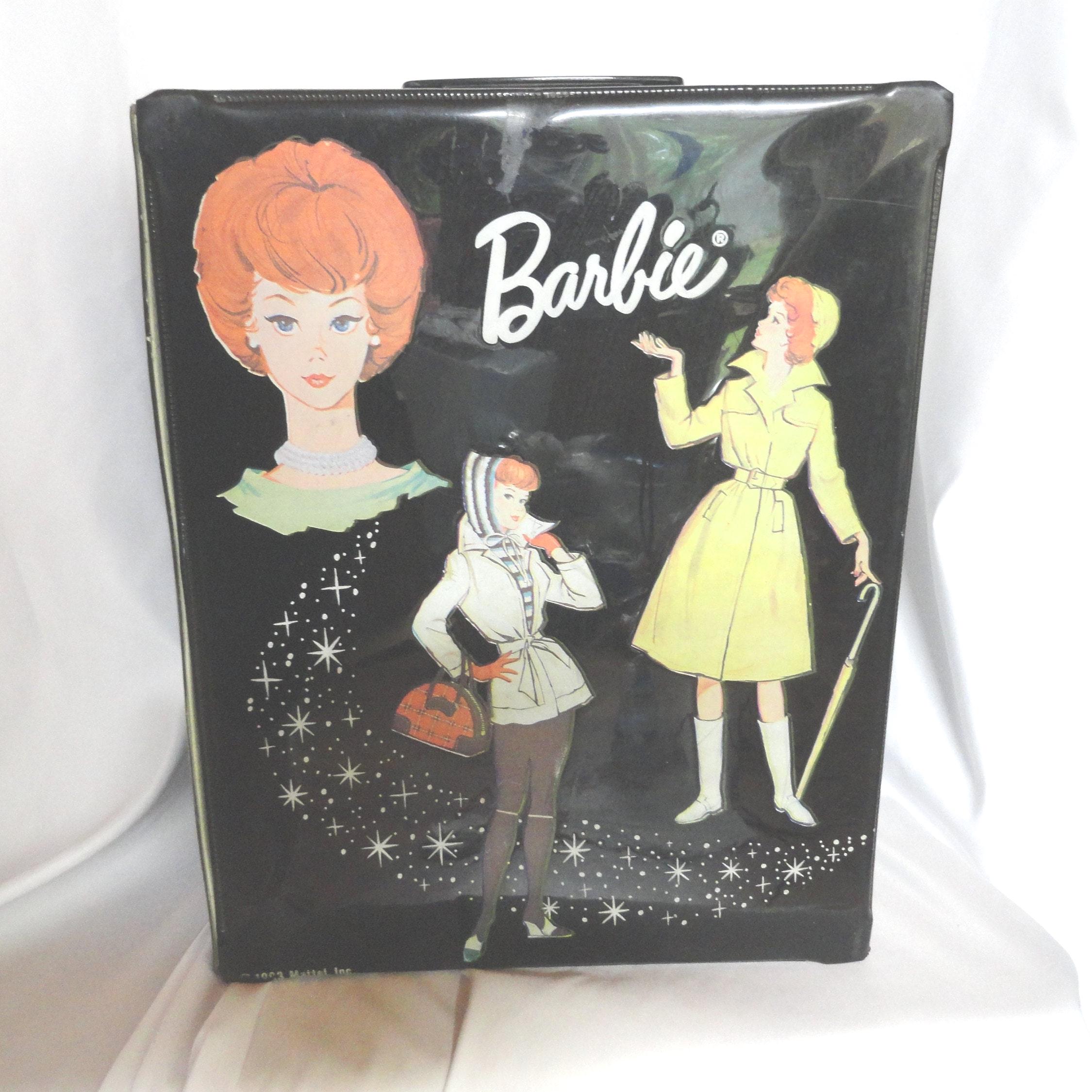 1963年 バービー人形　ケース VINTAGE BARBIE AND MIDGE BLUE CARRYING DOLL STORAGE CASE