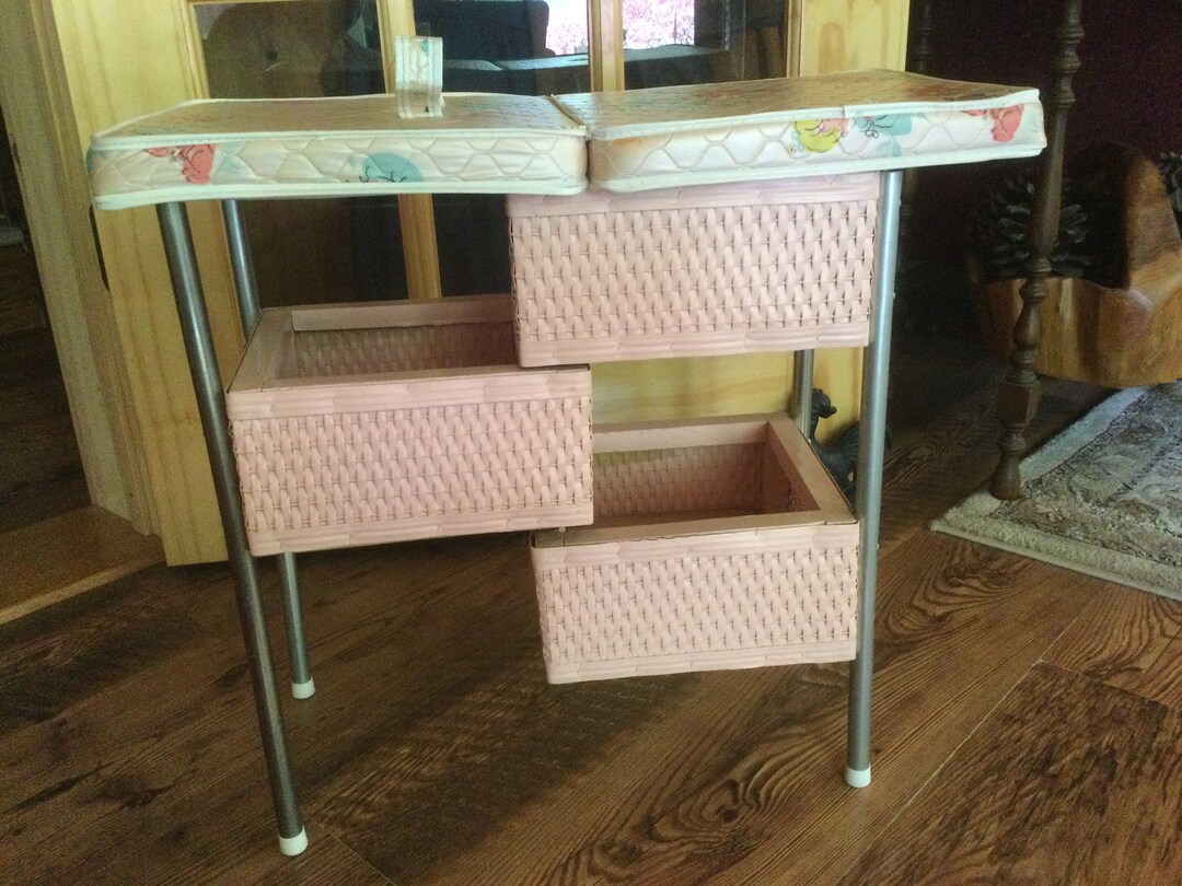 Vintage 1950s to 1970s Little Girls Baby Doll Changing Table Etsy