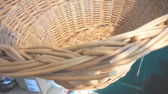 ANCIEN PANIER DE Marché 1900 Osier Rotin EUR 50,00 - FR