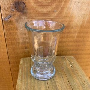 Vintage Shrimp Glass, Clear, Small Juice 1950s-60s