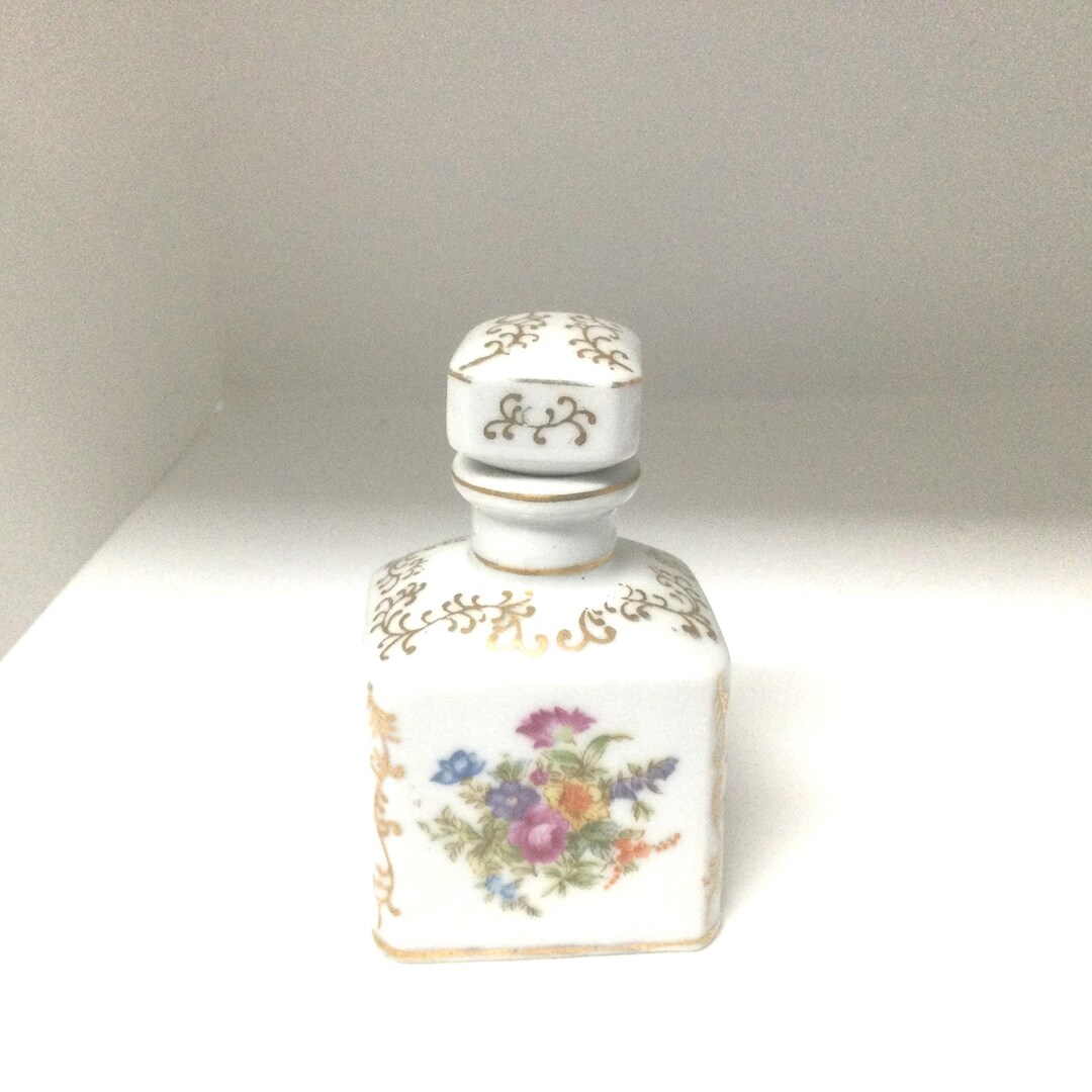 【送料込み】1950's Perfumeボトル アンティーク 1950's French GOLDFIRE Perfume by Wrisley Full Bottle in Original