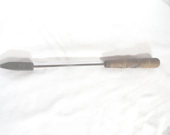 Antique Copper Soldering Iron, Primitive Tool